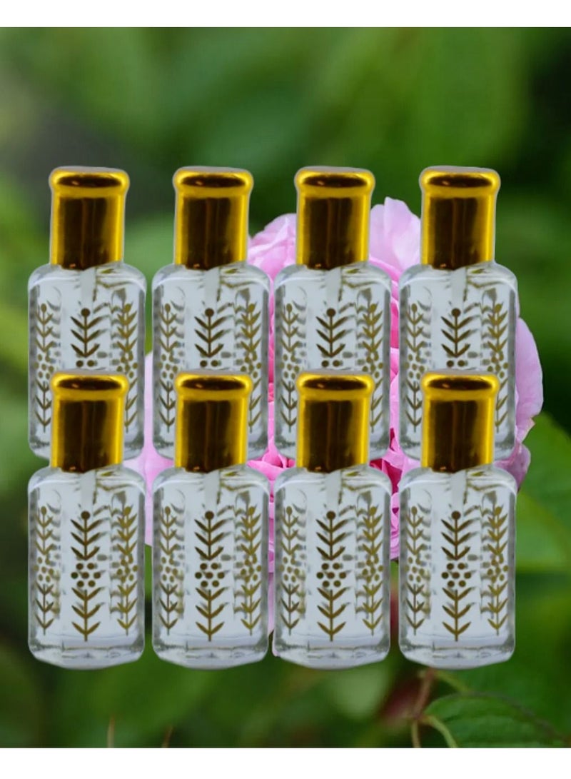 8 Pieces Natural Hollandi Flower Fragrance Perfume Oil 12 Ml