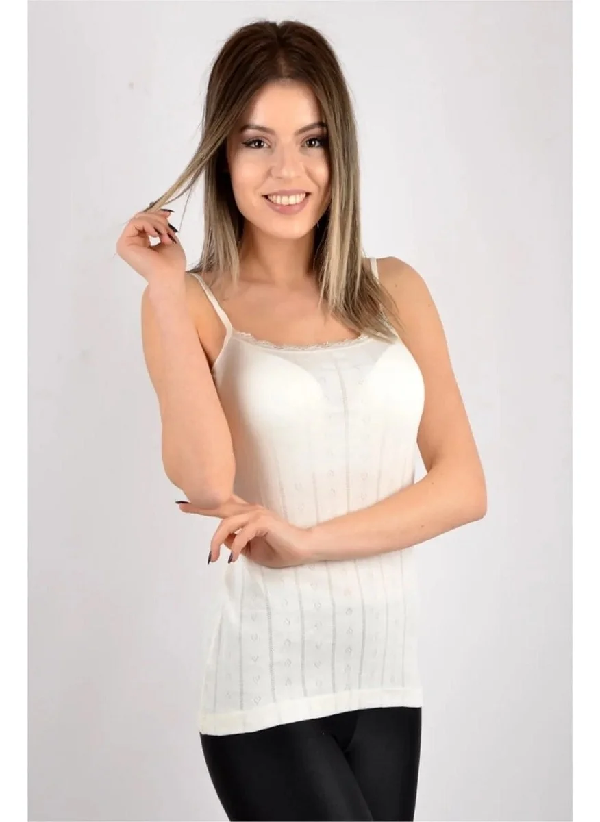 Tutku Passion Women 6-Pack Economical Package 100% Cotton Jacquard Undershirt 200