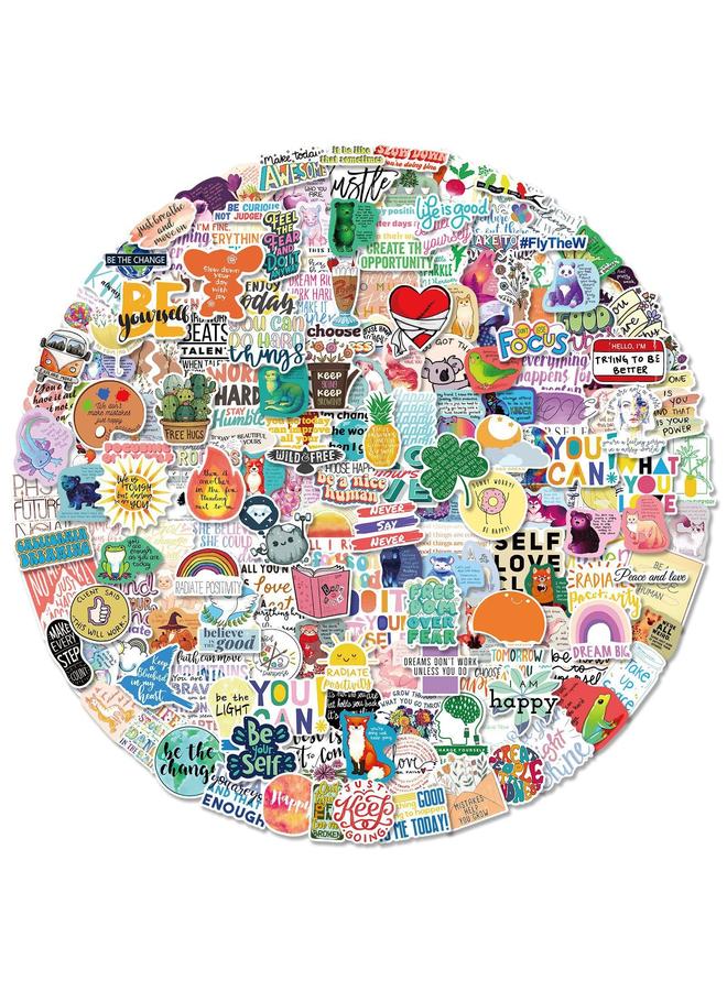 Bluejw 200 Ins Small Fresh English Text Stickers Skateboard Guitar Luggage Waterproof Inspirational Stickers - Image 3