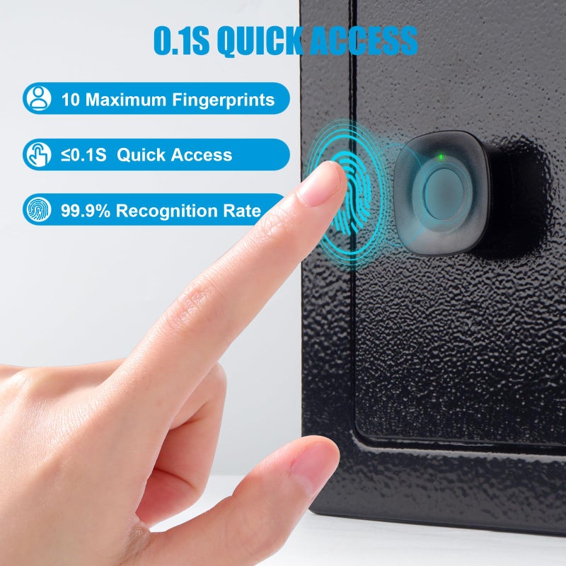 NETRCRHOM Fingerprint Piggy Bank Safe for Adult, Biometric Large Metal Money Bank, Boy and Girl Coin Jar for Honeymoon Trips, Birthday Gifts, College Funds, Car Funds, Home Savings - Image 2