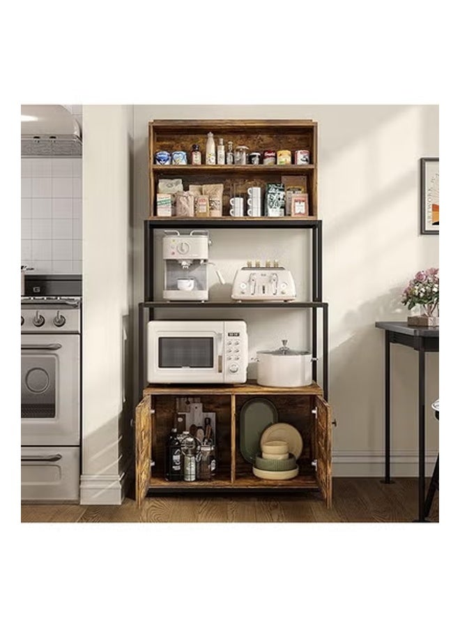 كيكي رف خباز متعدد الطبقات للمطبخ مع حامل فرن ميكروويف ورف تخزين متعدد الاستخدامات للاستخدام المنزلي - Image 2