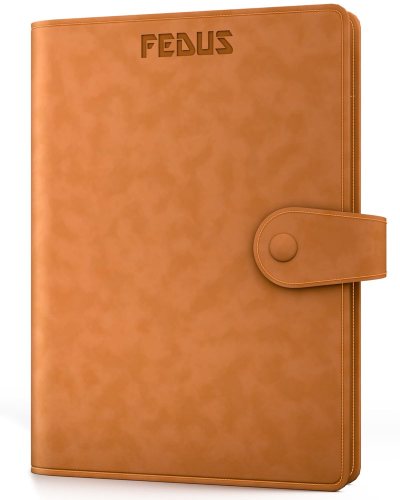 FEDUS Faux Leather Premium Car Document Holder Car Storage Organizer, Car Registration and Insurance trunk Holder for Driving Licence Owner Manual,PUC RC Paper Vehicle Glove Box Document Wallet Brown - Image 1