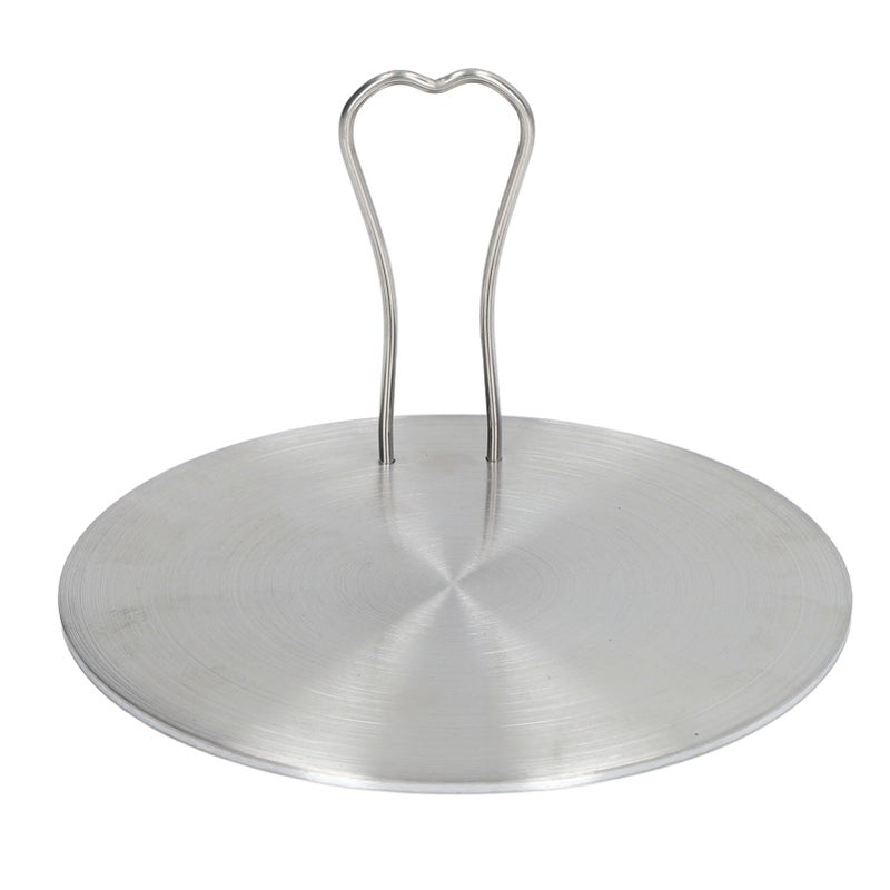 Heat Diffuser Plate Stainless Steel Safe Handle Induction Cooker Adapter - Even Heat Distribution Cooking Helper for Home Kitchen Non Induction Cookware Gas Electric Cooktops - Image 5