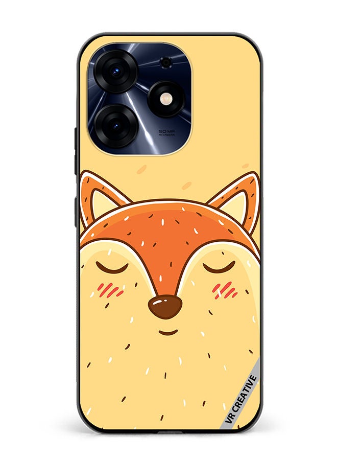 VR CREATIVE Protective Case Cover For Tecno Spark 10 Pro Sleeping Fox Design Multicolour - Image 1