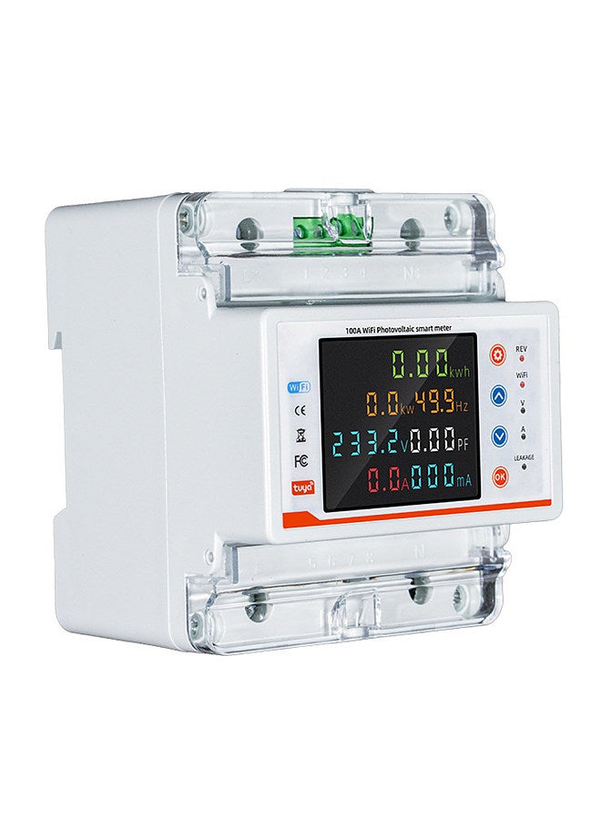 Tuya WiFi Intelligent Circuit Breaker Bidirectional Metering Power Meter Reclosure Switch with Multiple Protections Timing Schedule APP Control Functions  - Image 3