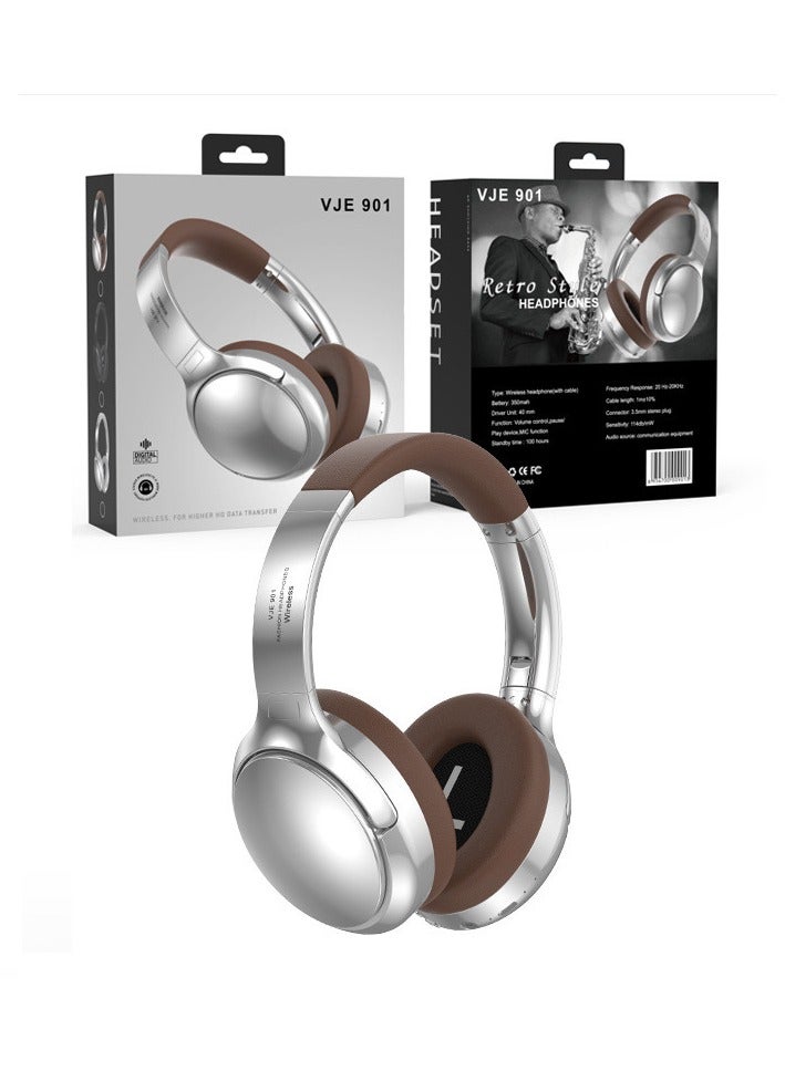 Oak Hybrid active noise-canceling headphones, wireless over-ear Bluetooth, 24-hour long ANC playback time, high-resolution audio, deep bass, customizable through the app, transparency mode, perfect for travel. - Image 1