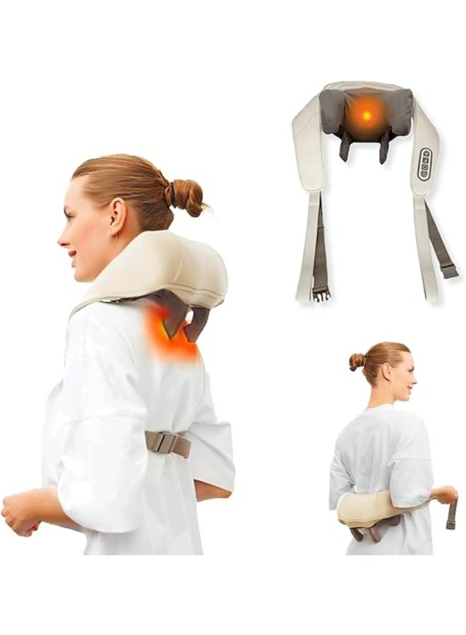 Neck & Shoulder Massager – Cordless Shiatsu Massager with Heat – Deep Tissue Electric Massage Pillow for Neck, Back, Shoulders & Legs - Image 1