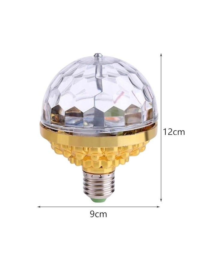 "مصباح كروي سحري دوار RGB بمقبس E27، مصباح LED ديسكو للحفلات، للإضاءة المنزلية، KTV، المسرح، أجواء الغرفة، مصباح زخرفي ملون للغرفة  " - Image 2