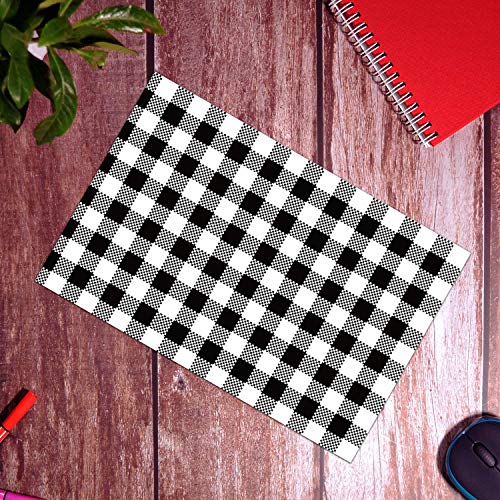 iMailer 100 Count - 12 x 15.5 inch, Poly Mailer Black Gingham Plaid Package Envelope, Mailing Shipping Bags with Self Seal Strip - Image 4