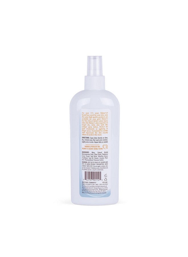 PALMER'S Palmer's for Pets Cocoa Butter Formula Direct Relief Lotion Spray for Dogs with Vitamin E | Fragrance Free Dog Lotion for Dry Itchy Skin Spray On Lotion for Dogs - 8 oz (FF15584) - Image 3