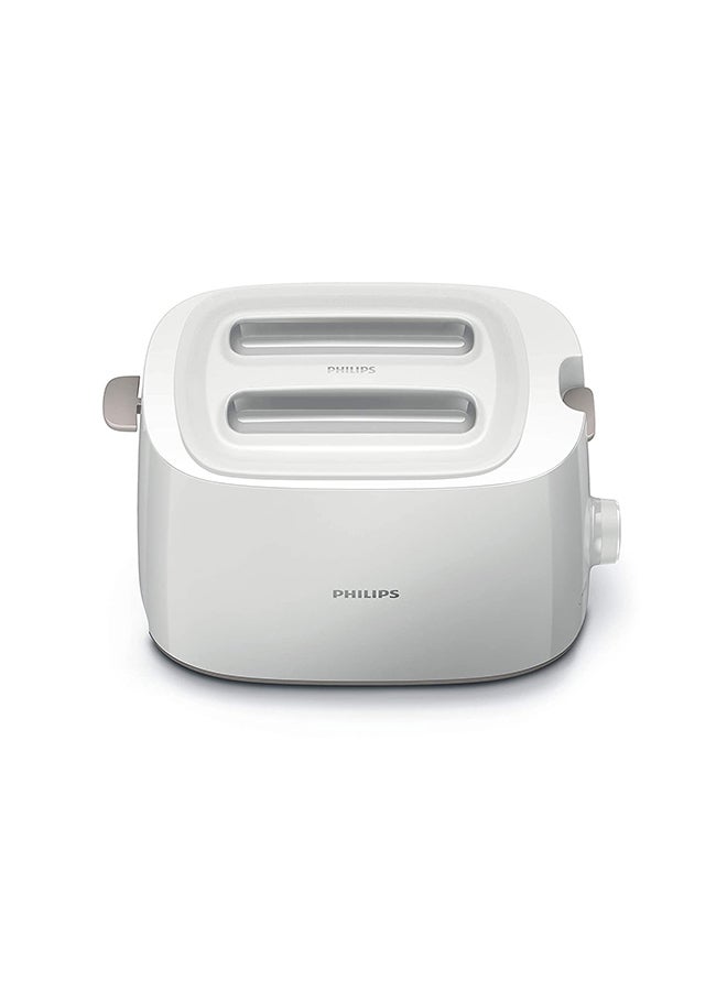 فيليبس محمصة خبز توضع على سطح الطاولة شريحتين 830 W HD2581 أبيض - Image 5
