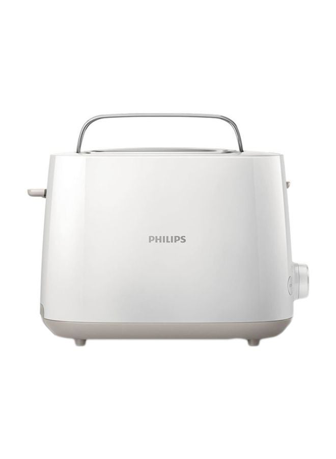 فيليبس محمصة خبز توضع على سطح الطاولة شريحتين 830 W HD2581 أبيض - Image 1