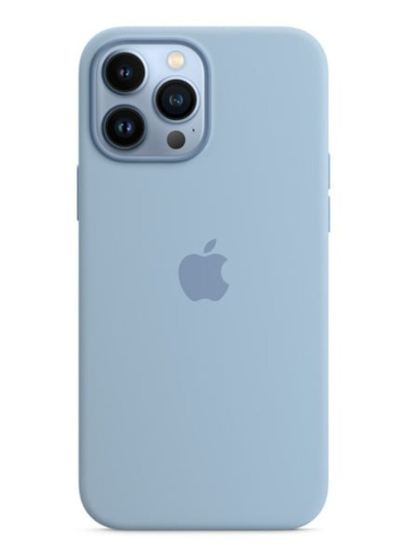 Silicone - Apple iPhone 13 Pro Max Silicone Case with MagSafe – Blue Fog - Image 1