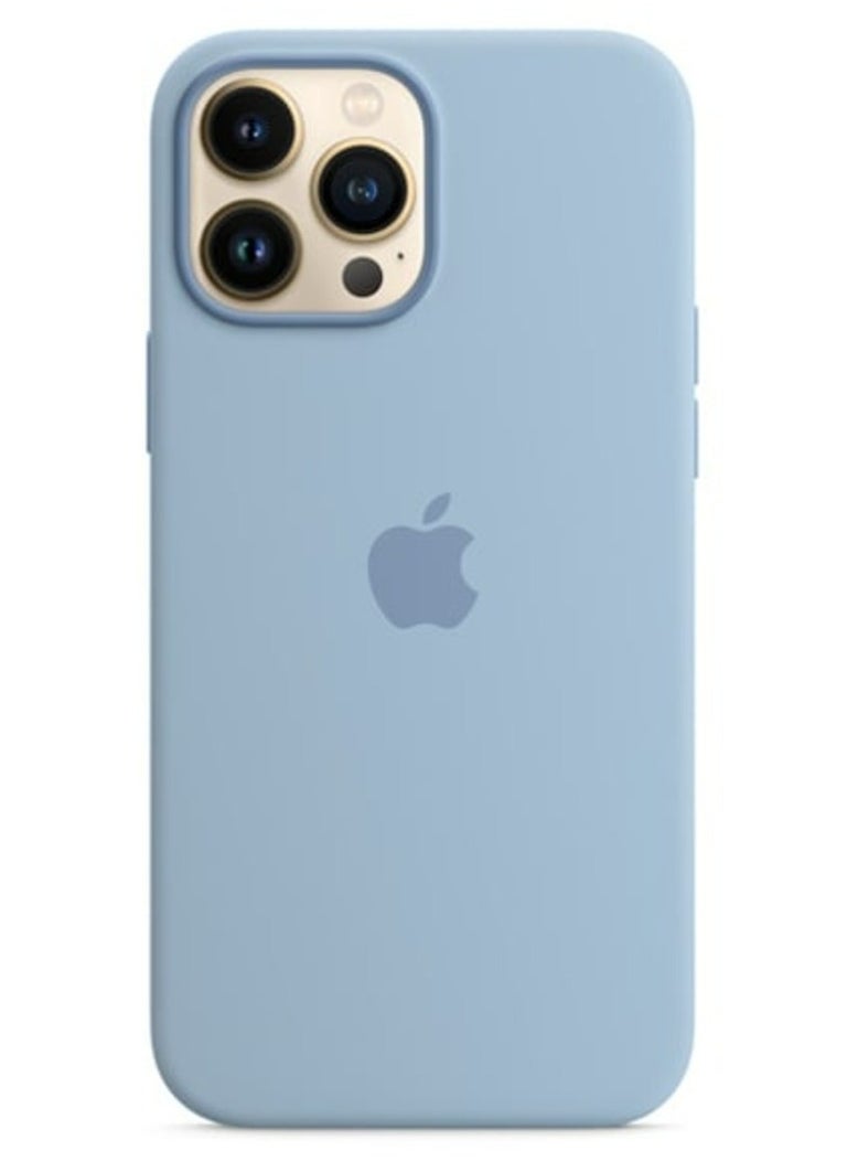 Silicone - Apple iPhone 13 Pro Max Silicone Case with MagSafe – Blue Fog - Image 1
