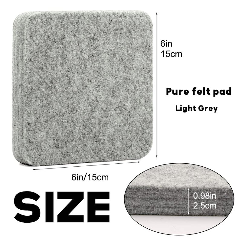 Mayboos Needle Felting Kit,Needle Felting Pad,Needle Felting Tool with 6"x6"Needle Felting Mat,Felting Needles for Wool,Leather Finger Guards,Good for Any Felting - Image 2
