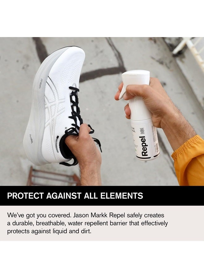 Jason Markk 5.4 oz. Repel Spray - Eco-Friendly - Water-Based - Creates Durable & Breathable Barrier that Repels Liquids & Stains - Safe on All Materials Including Suede, Nubuck, Leather, and More - Image 3