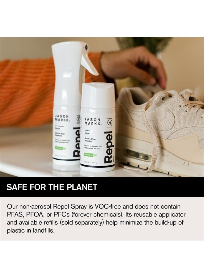 Jason Markk 5.4 oz. Repel Spray - Eco-Friendly - Water-Based - Creates Durable & Breathable Barrier that Repels Liquids & Stains - Safe on All Materials Including Suede, Nubuck, Leather, and More - Image 5