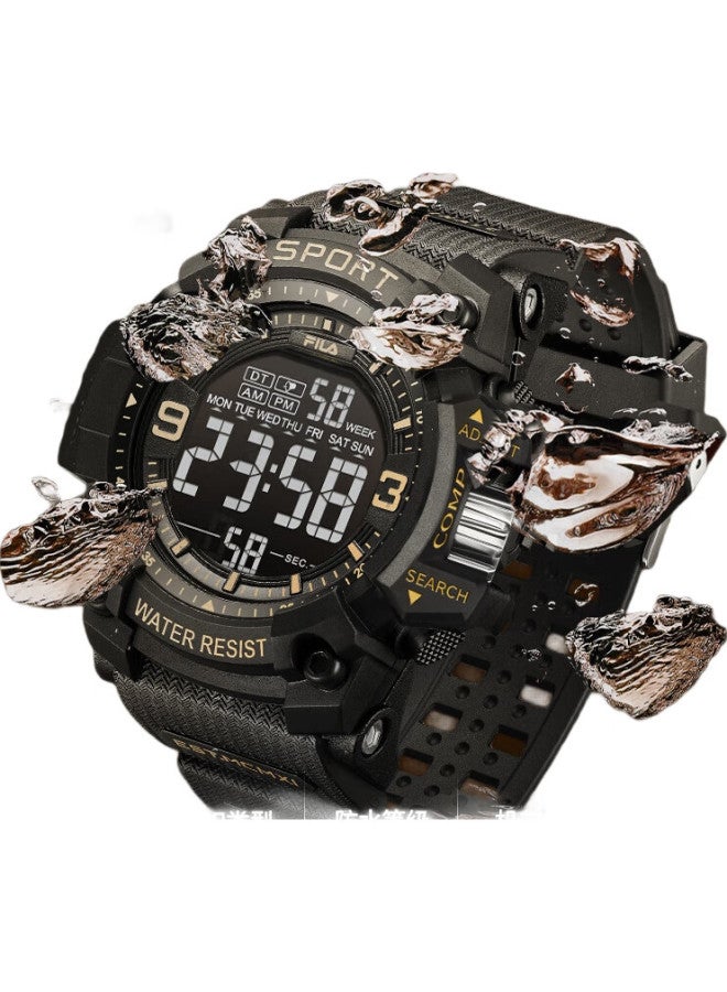 FILA Electronic Watch, Luminous, For Middle School Students' Exams, Trendy Sports Waterproof Wristwatch For College Students, 6564-005 - Image 2