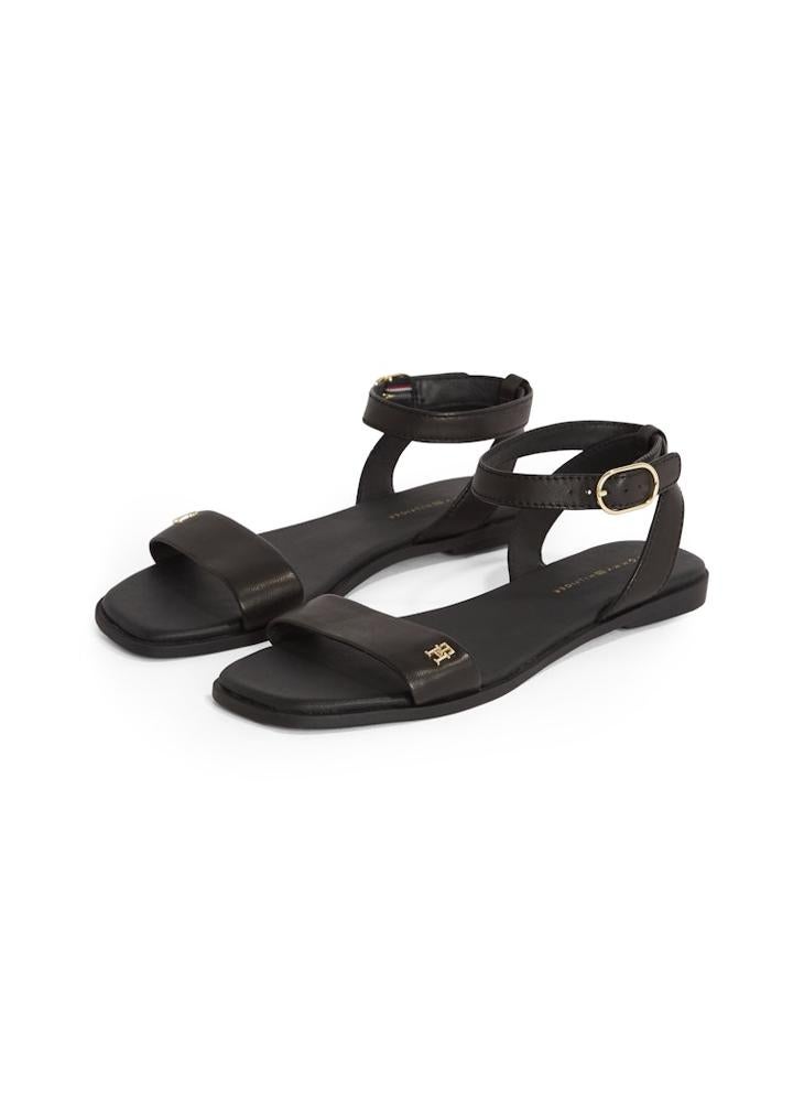 TOMMY HILFIGER Ankle Strap Leather Sandals  - Image 4
