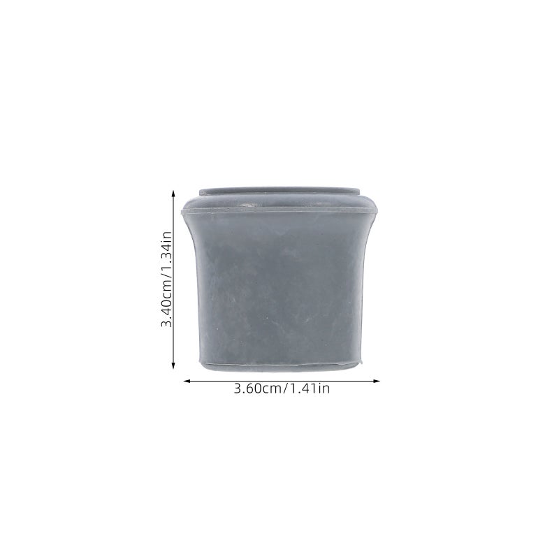 Rubber Feet for Shower Chair, Durable Nonslip Replacement Feet for Bath Seats - Image 2