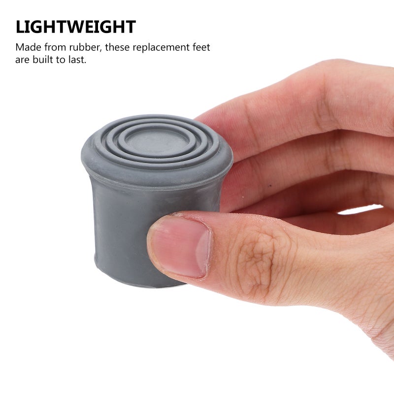 Rubber Feet for Shower Chair, Durable Nonslip Replacement Feet for Bath Seats - Image 3