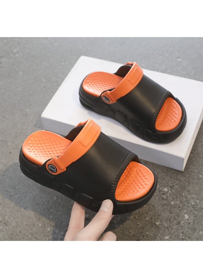 NIBEMINENT Summer  Children Slippers Anti-Slip Soft Bottom Outdoor Wearable Slip-Resistant Toddler Sandals Boys Girls Shoes  - Image 2