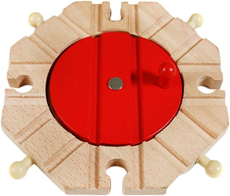 كلاراكو قرص دوار للسكك الحديدية | ملحق مسار قطار خشبي | بناء جسر للسكك الحديدية | لـ - Image 3