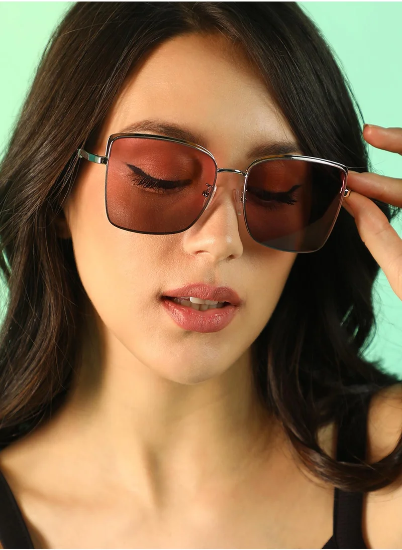 صوص هاوت Gradient Oversized Sunglasses