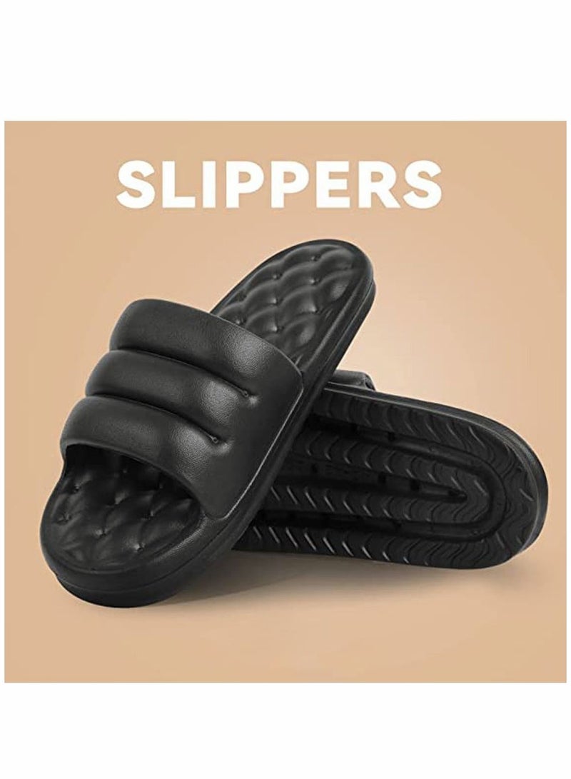 HomarKet Bathroom Shower Slippers Anti-slip Lightweight Men House Super Soft Home Slippers for Indoor & Outdoor  - Image 2