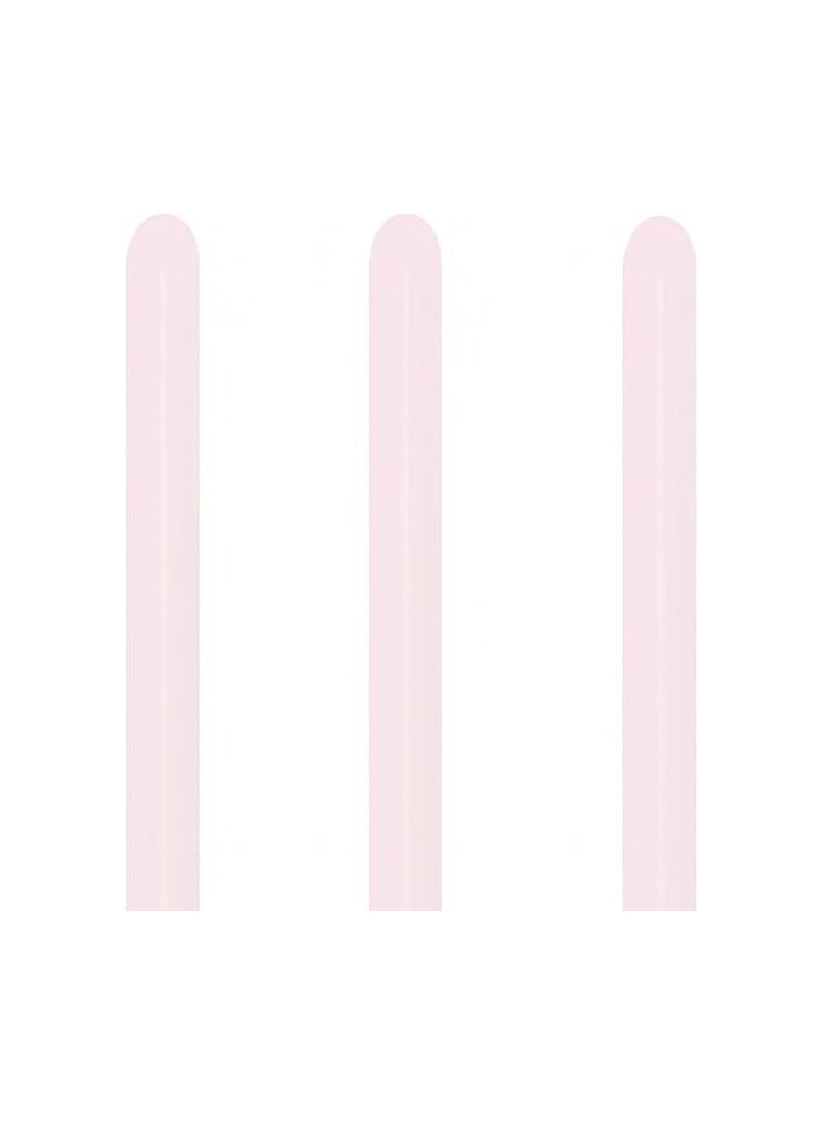 سيمبرتكس بالونات وردية، 50 قطعة/حقيبة من اللاتكس الفاخر، لون نابض بالحياة، مثالية لأعياد الميلاد وحفلات الزفاف وحفلات استقبال الأطفال والاحتفالات، سهلة النفخ، تدوم طويلاً، صديقة للبيئة، ديكور حفلات رائع - Image 2