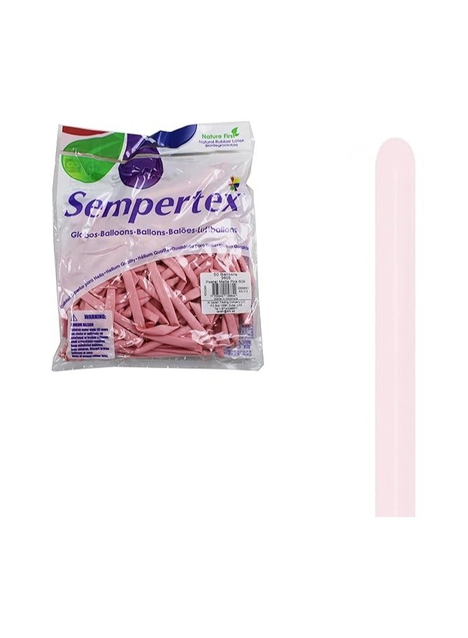 سيمبرتكس بالونات وردية، 50 قطعة/حقيبة من اللاتكس الفاخر، لون نابض بالحياة، مثالية لأعياد الميلاد وحفلات الزفاف وحفلات استقبال الأطفال والاحتفالات، سهلة النفخ، تدوم طويلاً، صديقة للبيئة، ديكور حفلات رائع - Image 4