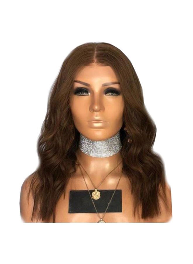 نيبمينينت شعر مستعار طويل ومجعد بلون سادة بني - Image 1