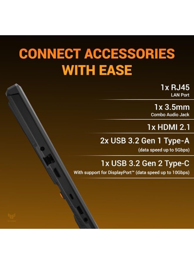 ASUS TUF Gaming A16 (2026) FA607NU Gaming Laptop AMD Ryzen 7 170 Processor 32GB DDR5 RAM 2TB SSD 16" WUXGA 144Hz Display NVIDIA GeForce RTX 4050 6GB GDDR6 RGB Backlit Keyboard English Jasper Grey - Image 5