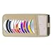 Trinkrittey CD Visor Holder for Car Vehicle Sun Visor Organizer Large Capacity CD Holder with 12 DVD Storage Sleeves 1 Mesh Pocket 1 Pen Holders and Elastic Strap - Image 2