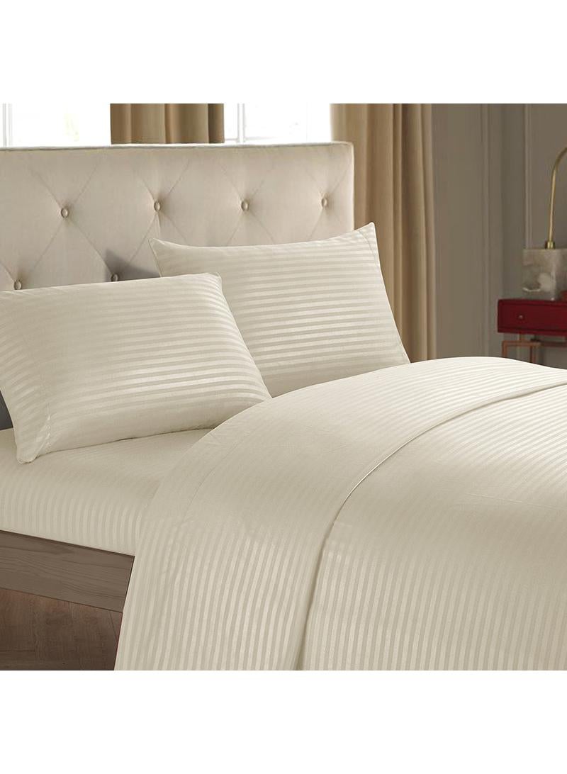 Y&D Bed Sheet: 274*259cm Bed Hat: 198*203cm Pillowcase: 50*101cm * 2 Satin Bedding 4-piece Set  - Image 2