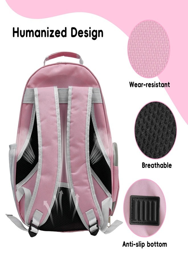 GeerDuo Cat Backpack, Airline Approved Bubble Carrying Bag for Small Medium Dogs Cats, Space Capsule Pet Carrier Dog Hiking Backpack Travel Carrier (Pink) - Image 4