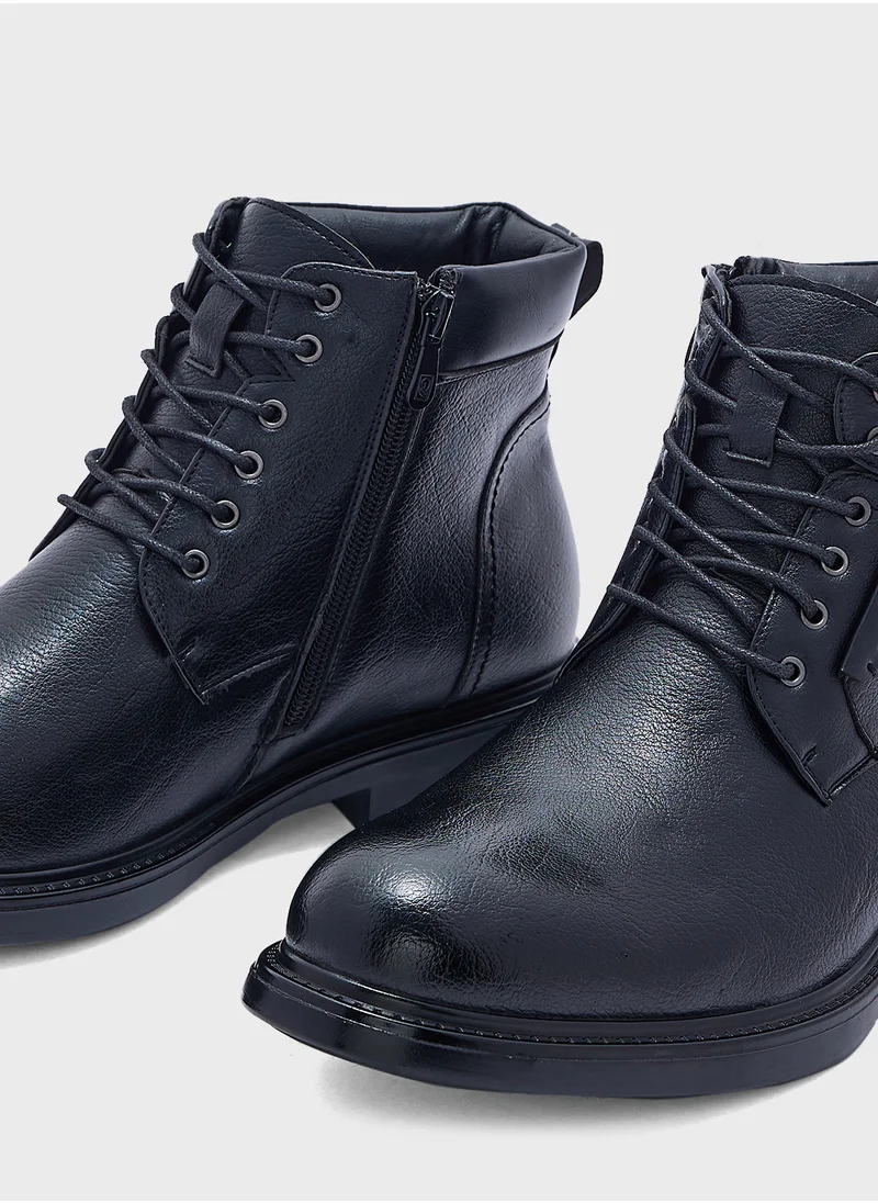 Robert Wood Biker Boots