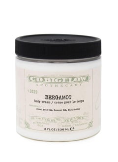 C. O. Bigelow C.O. Bigelow Iconic Collection Bergamot Body Cream, with Kukui Seed Oil, Coconut Oil, and Shea Butter, 8 fl oz 