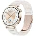 DEALELE Bands Compatible with Huawei Watch GT5 Pro 42mm GT5 41mm GT4 41mm Garmin Venu 3S Forerunner 265S Fossil Womens Gen 6 18mm Colorful Resin Replacement Strap for Women Shell white - Image 2