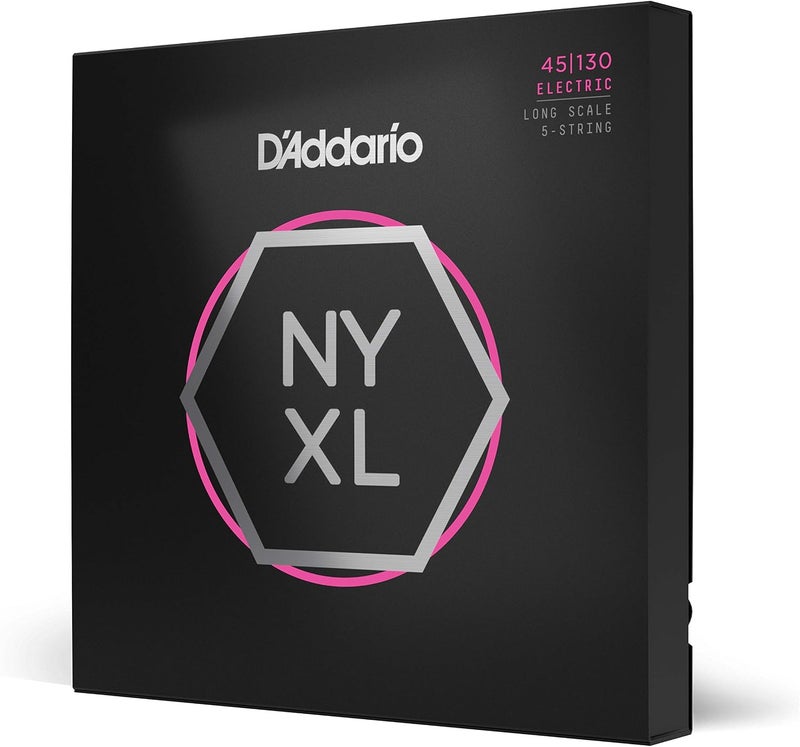 D'Addario NYXL Bass Guitar Strings 5-String Set - Image 1