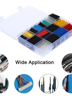 XiuWoo 580-Piece Assorted Sleeving Wrap Wire Cable Kit multicolor  - Image 4