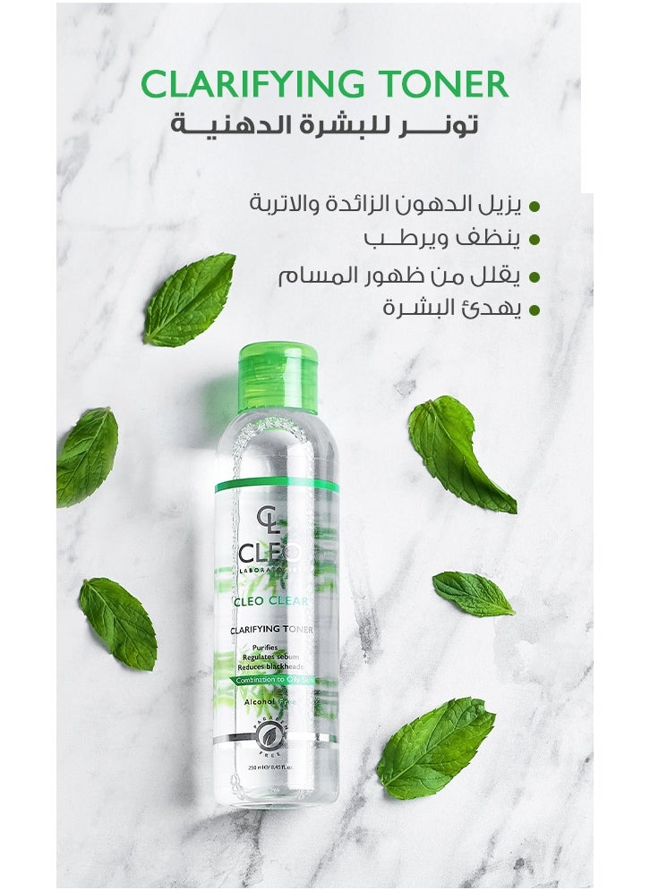 Cleo Clear Clarifying Toner - 180 ml  - Image 3