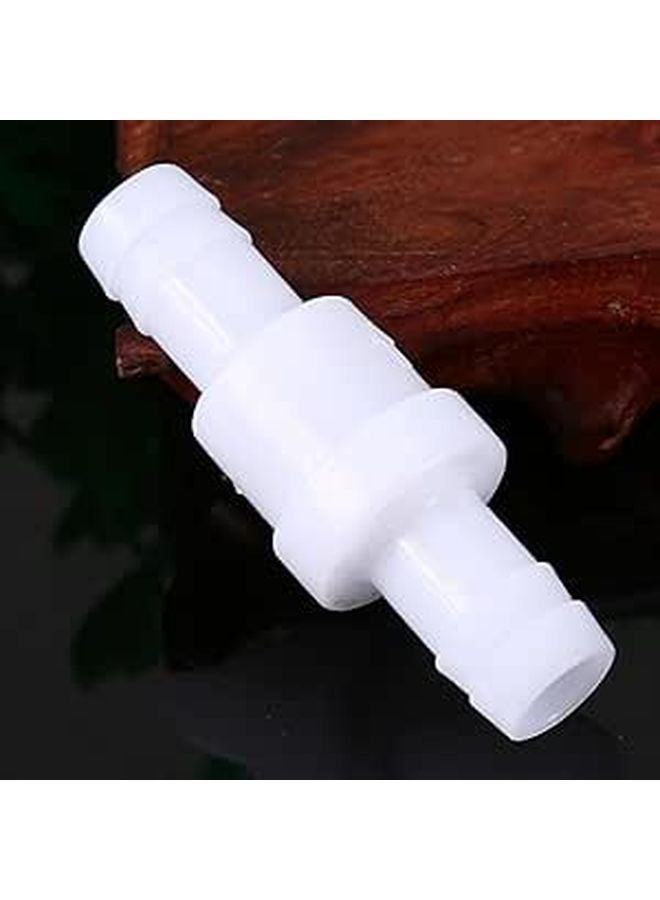 12mm Plastic Inline Check Valve Non Return For Fuel Gas Liquid Air Pumps - Image 1