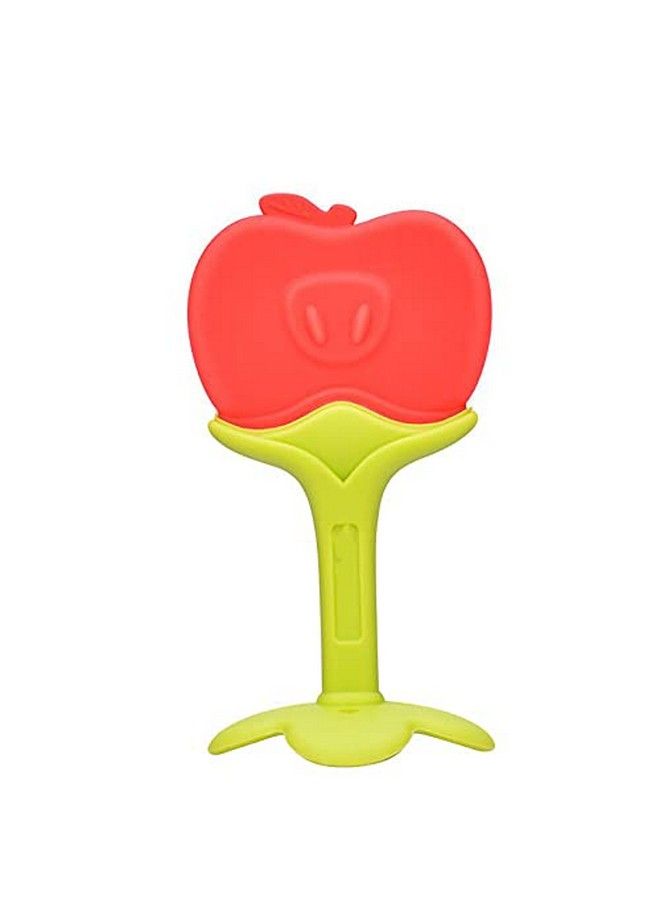 Tinny Tots Baby Soft Silicone Fruit Shaped Teether Teething Toys For Baby Textured Molar Teeth Teether Massage For Infants Dental Care With Soft Giraffe Shaped Teether(Design 100) - Image 4