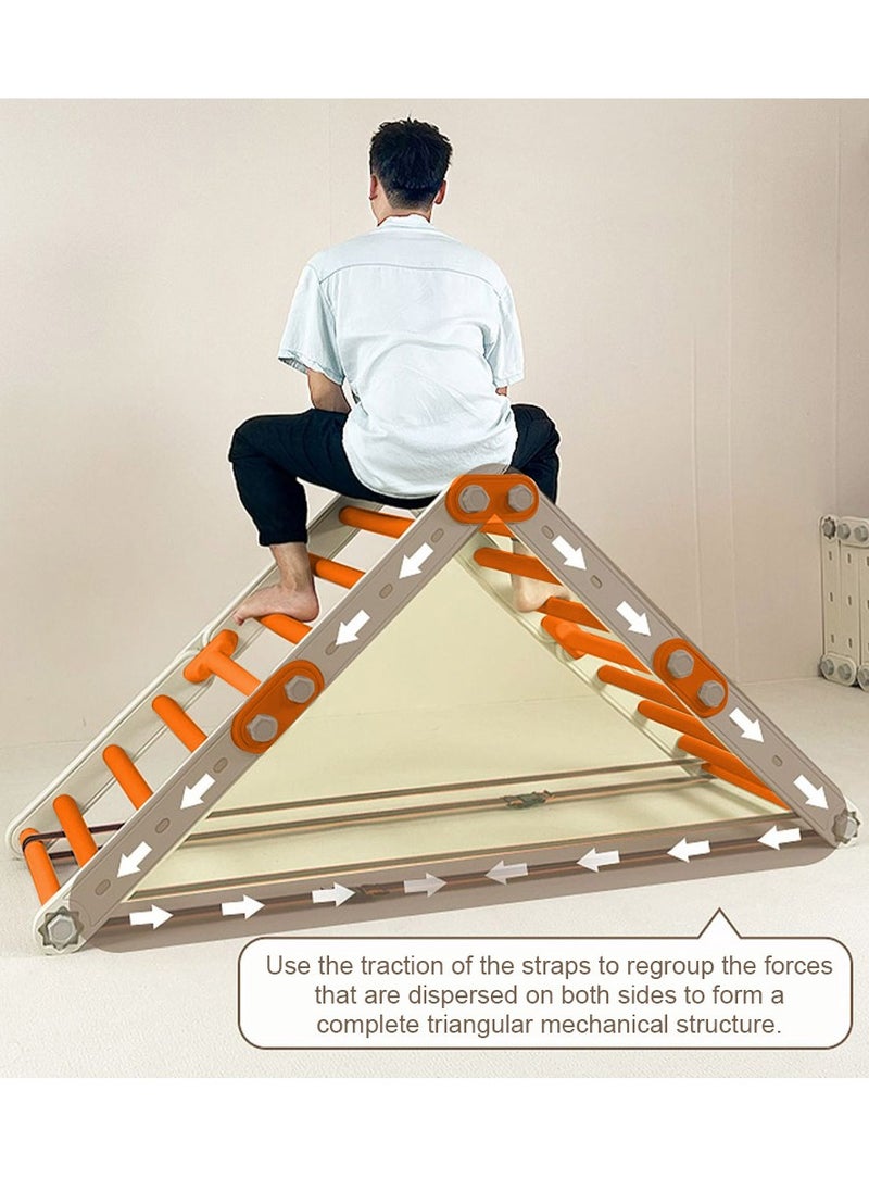 MaBaby Children Folding Slide Slide Indoor Home Small Family Climbing Frame Playground Kids Toys Baby Climbing Frame  - Image 2