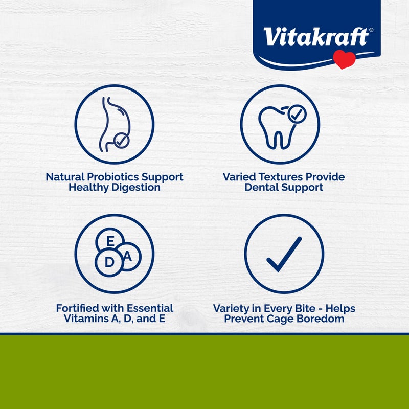 Vitakraft طعام الأرانب المتميز من فيتاكرافت - مزيج كريات البرسيم - مدعم بالفيتامينات والمعادن - Image 2