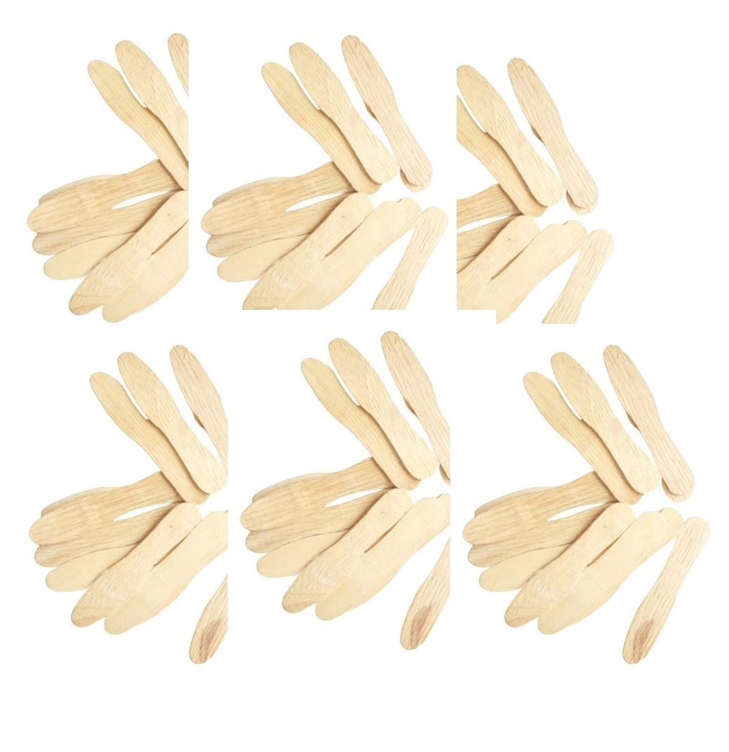 advancedestore Wooden Craft Stick Premium Natural Wooden Piece Ice Cream Sticks (Pack of 500) - Image 4
