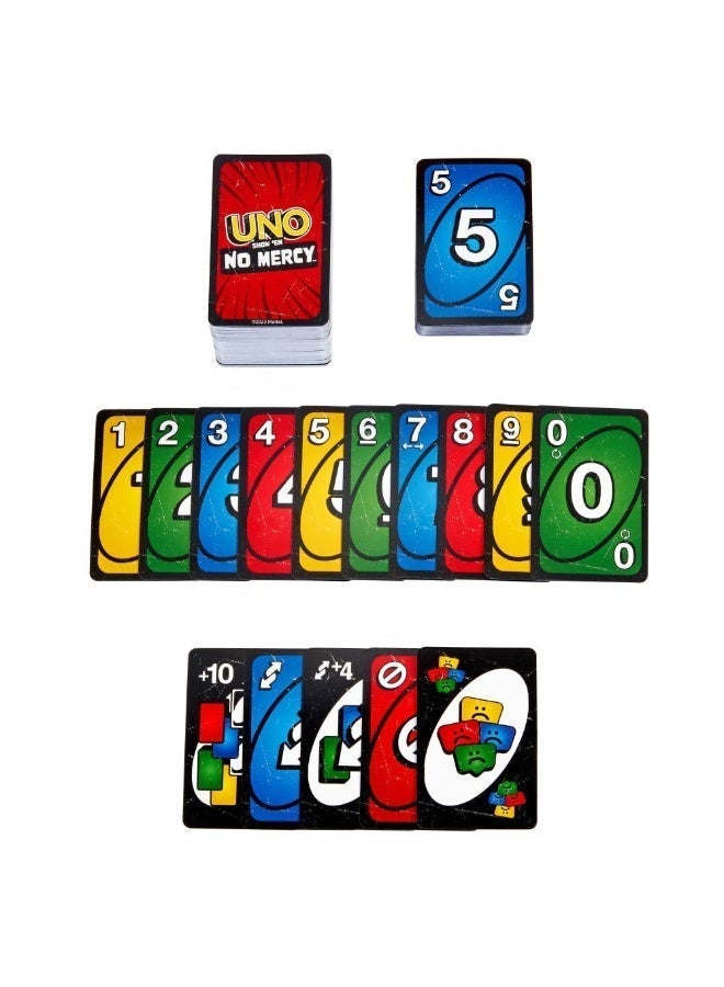 UNO Show 'em No Mercy - Twist to Classic Card Game with Draw 10, Stacking, Swapping & Mercy Rule, Ideal for Kids & Adults, Ages 7+ - Image 2