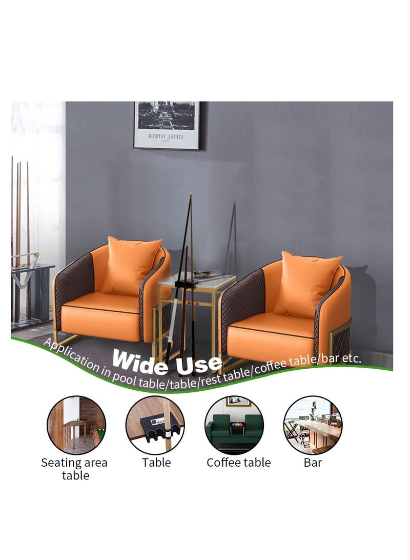 SOLARAE Pool Cue Holder, 2/3/4-Cue Portable Pool Stick Holder for Table, Weighted & Durable Billiard Cue Holder, Mini Stick Holder for Pool Cues, Pool Cue Holder Claw (4 CUE) - Image 3