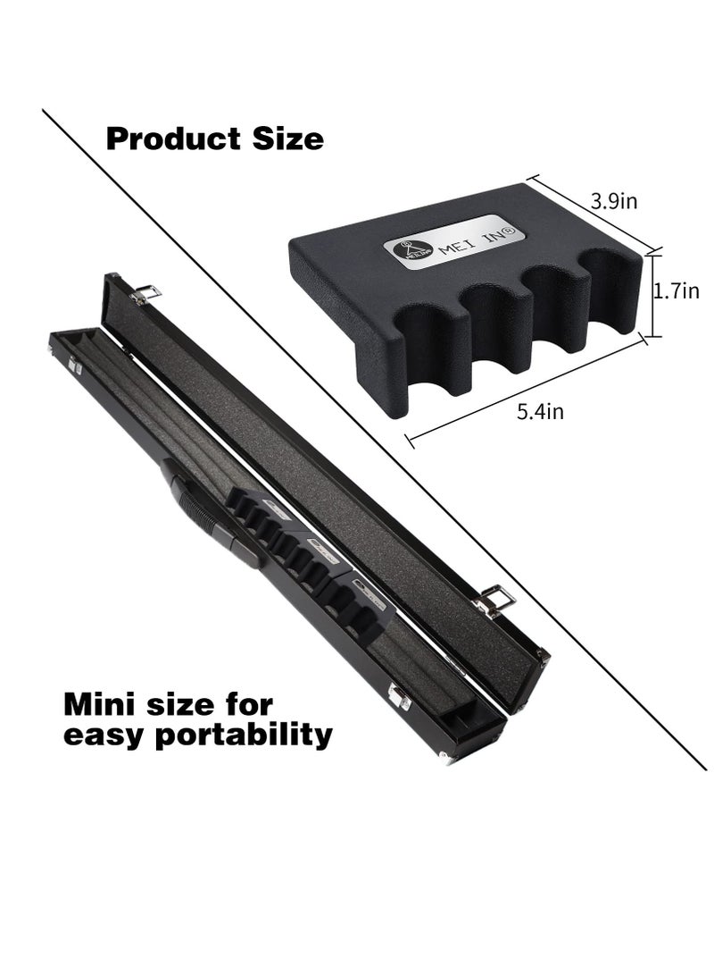 SOLARAE Pool Cue Holder, 2/3/4-Cue Portable Pool Stick Holder for Table, Weighted & Durable Billiard Cue Holder, Mini Stick Holder for Pool Cues, Pool Cue Holder Claw (4 CUE) - Image 5